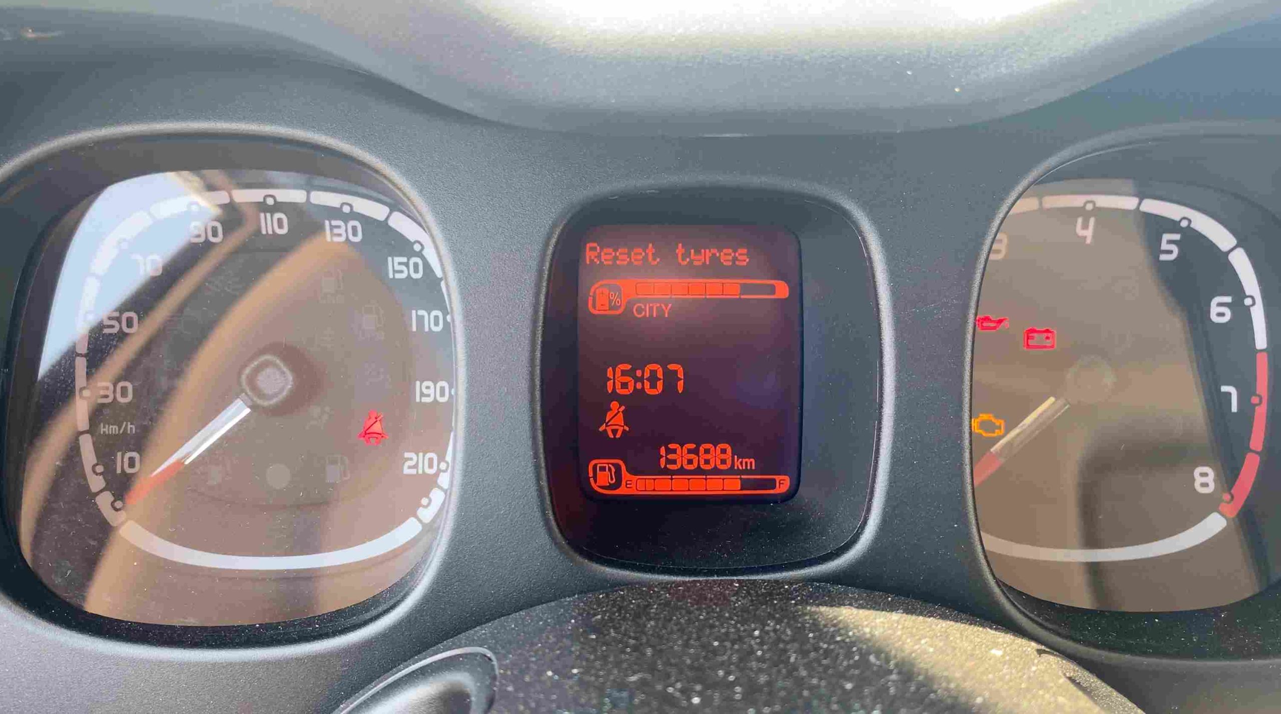 resetare tpms fiat panda 2021