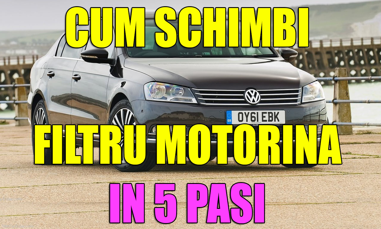 virgin Strawberry Blink Cum schimbi filtru motorina VW Passat B7 2.0 TDI in 5 pasi simpli! VIDEO