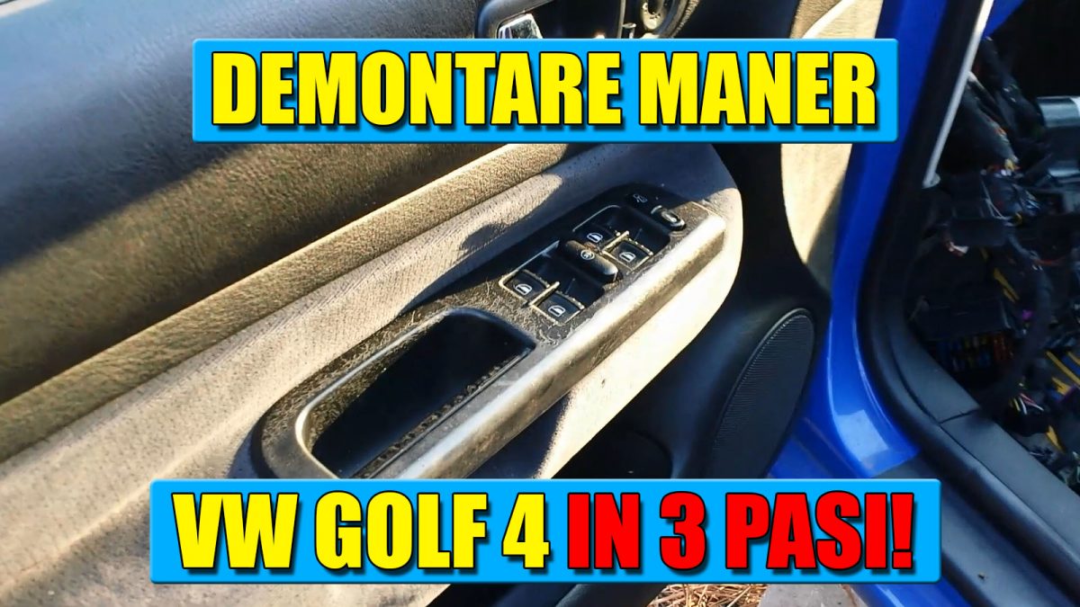 past Sister Unparalleled Demontare maner usa sofer VW Golf 4, Passat B5, Bora in 3 pasi simpli!