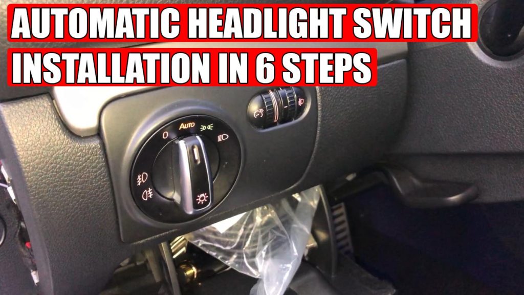How to install Automatic Headlight Kit on VW Golf Mk6, Jetta