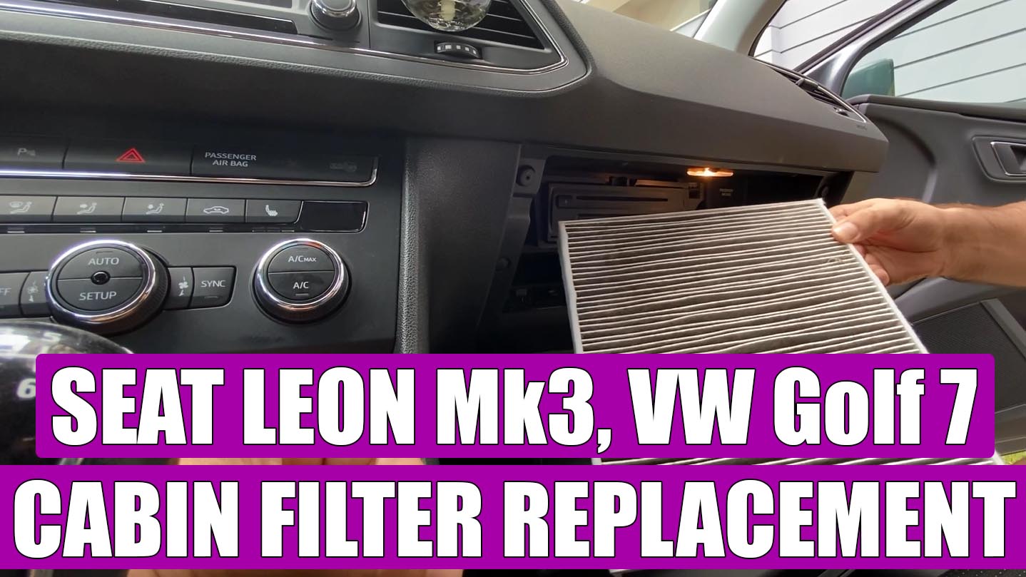 peppermint Coherent Stern How to replace pollen or cabin filter on Seat Leon Mk3 (2012-2020)