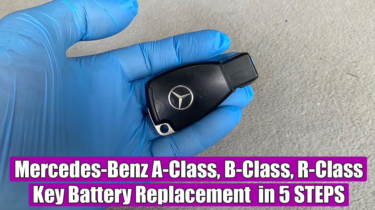 How replace Key Fob Battery Mercedes-Benz B-Class, C-Class